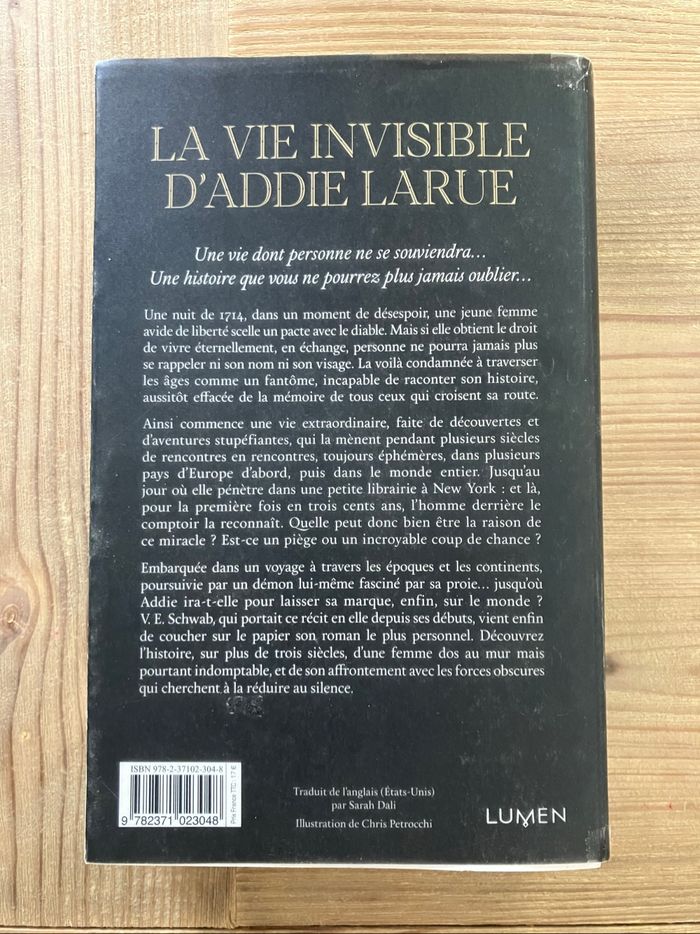 La vie invisible d’Addie Larue - photo numéro 2