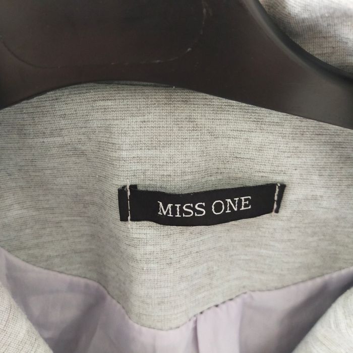 Veste blazer femme miss one grise taille 36 - photo numéro 3