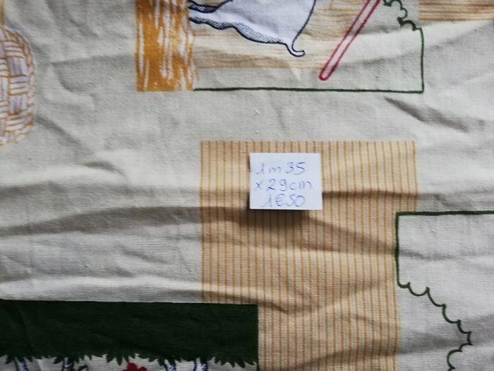 Tissu 1m35x29cm - photo numéro 2