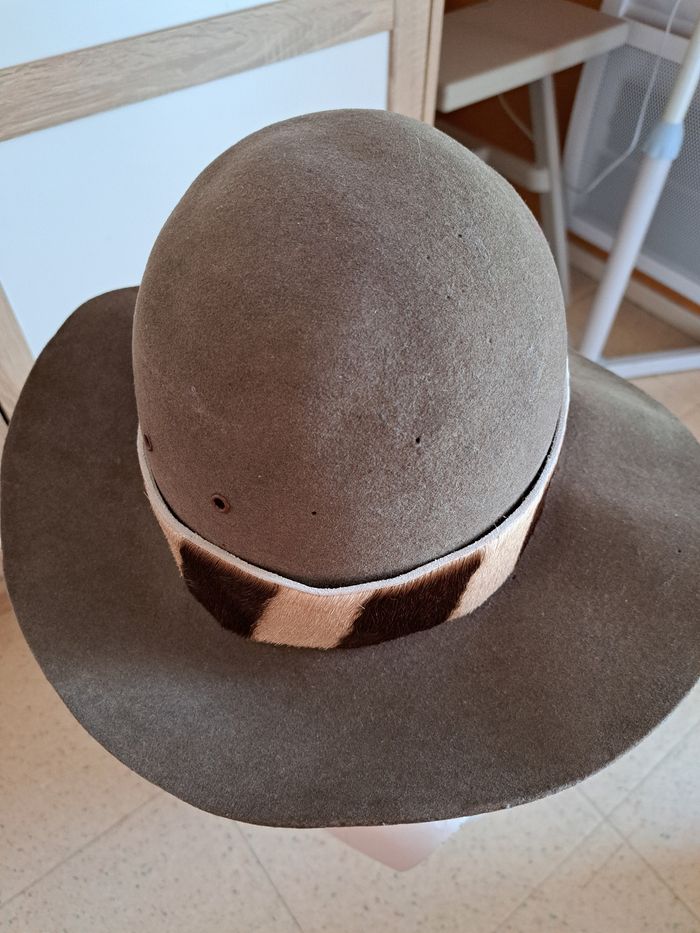 Chapeau hunter de safari velours - photo numéro 2