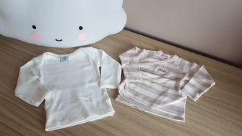 Lot 2 maillot de corp 6 mois