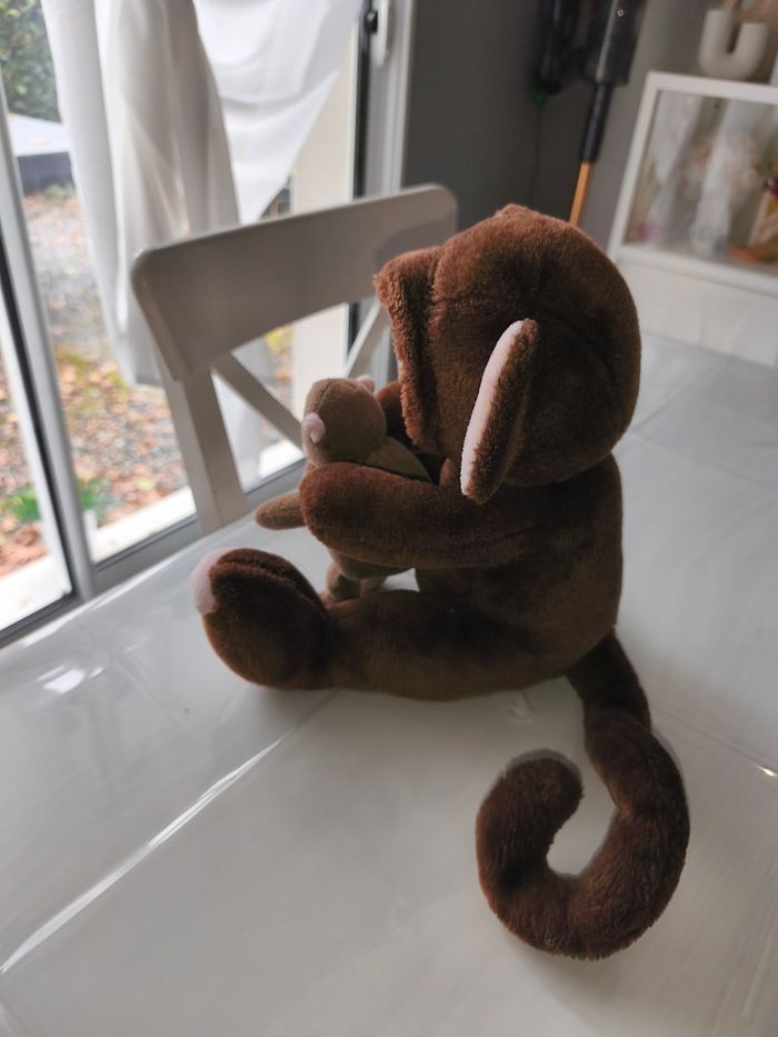 Poupée peluche singe - photo numéro 2