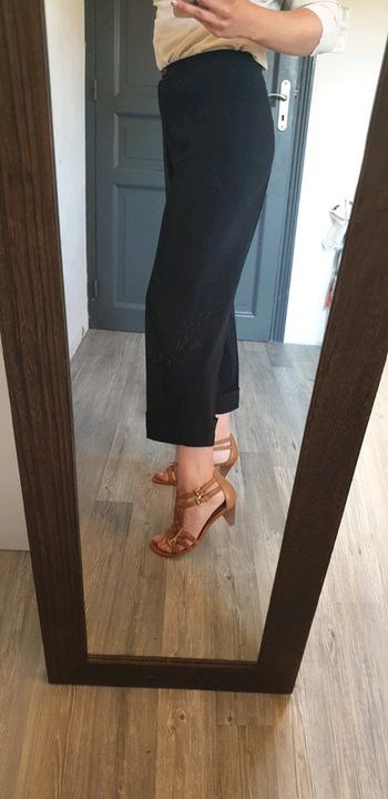 Pantalon court large