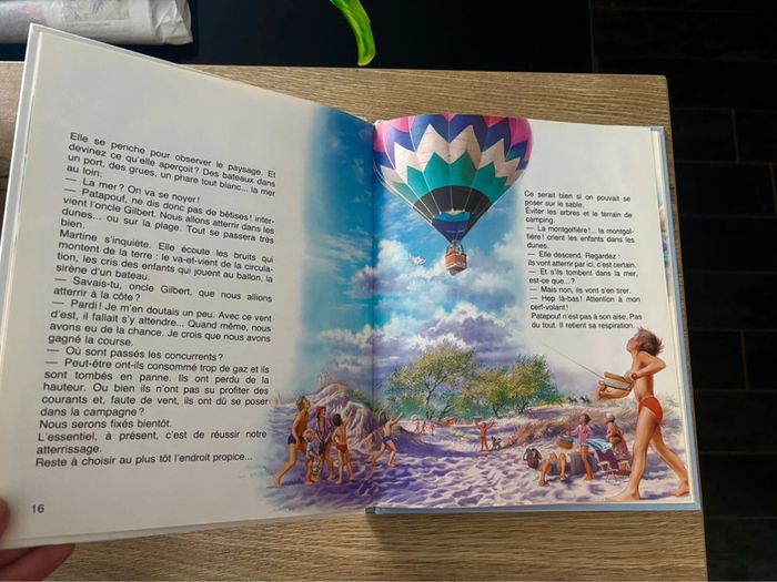 Livre Vintage Martine en Montgolfière pour Enfants - photo numéro 6