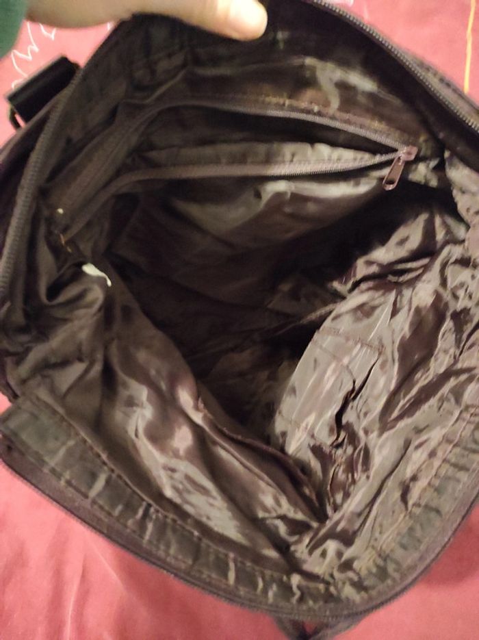 Sac violet très bon état - photo numéro 3