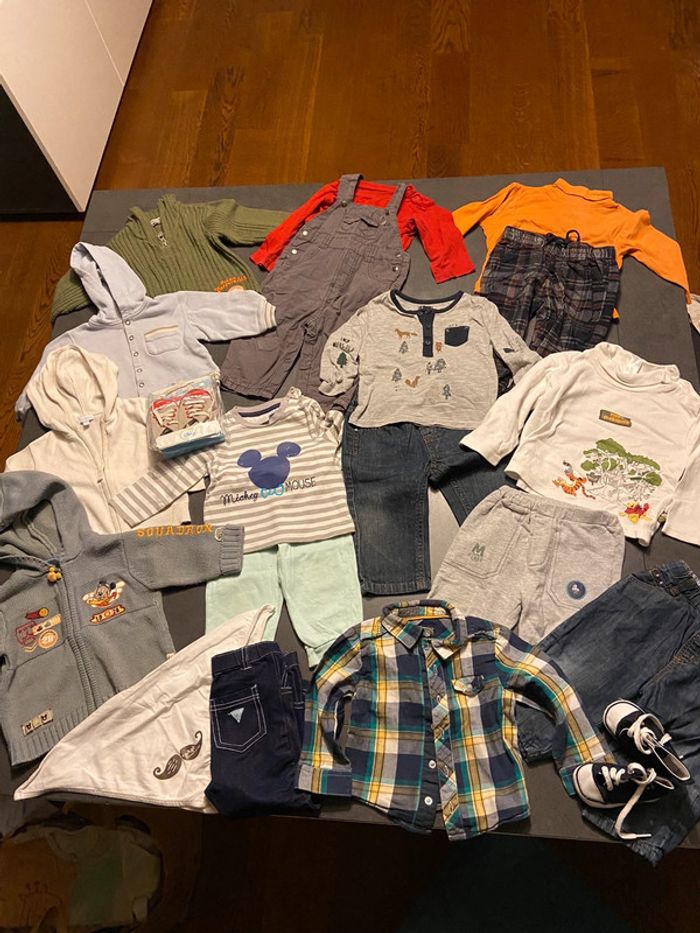 Lot de vêtements mi-saison garçon 12 mois