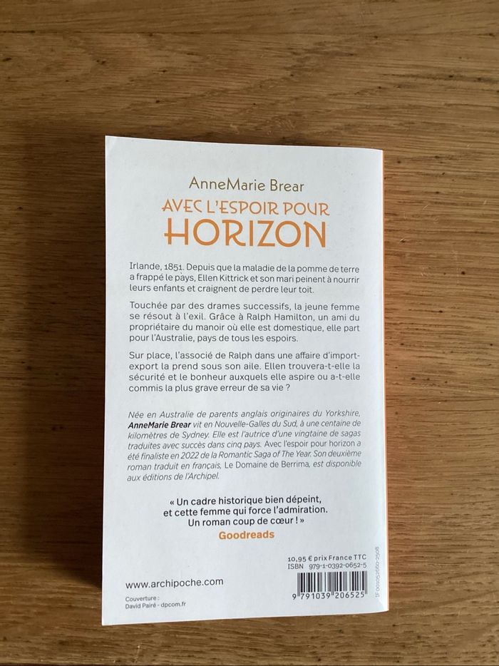 Livre « avec l’espoir pour horizon » - photo numéro 2