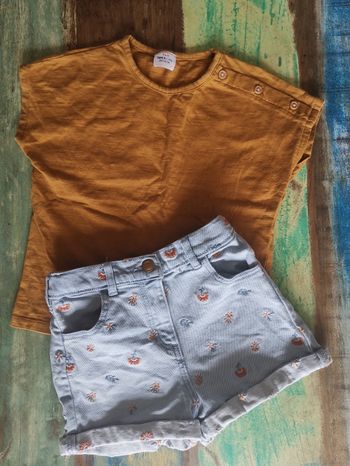 Short et t-shirt 5 ans 