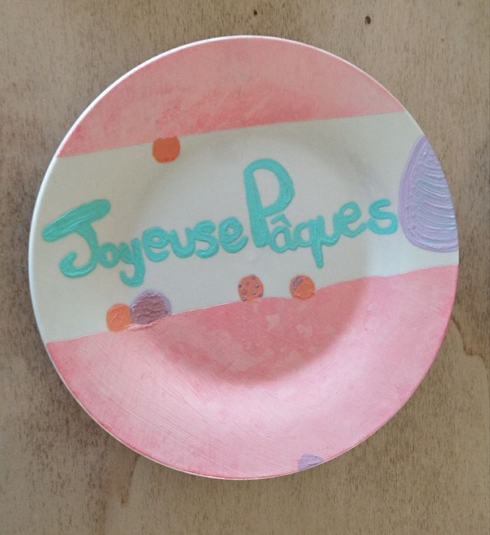 Assiette de pâque - photo numéro 2