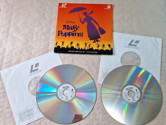LaserDisc Walt Disney Mary Poppins Édition Spéciale 30ème Anniversaire