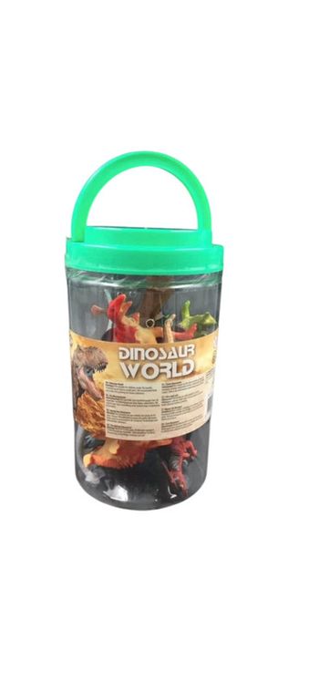 Baril de 8 figurines de dinosaures Neuf