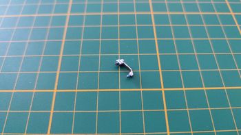 Poignée porte droite pièce détachée miniature Altaya Renault Alpine A110 Wrc 1/18 1/18e 1/18ème #C10