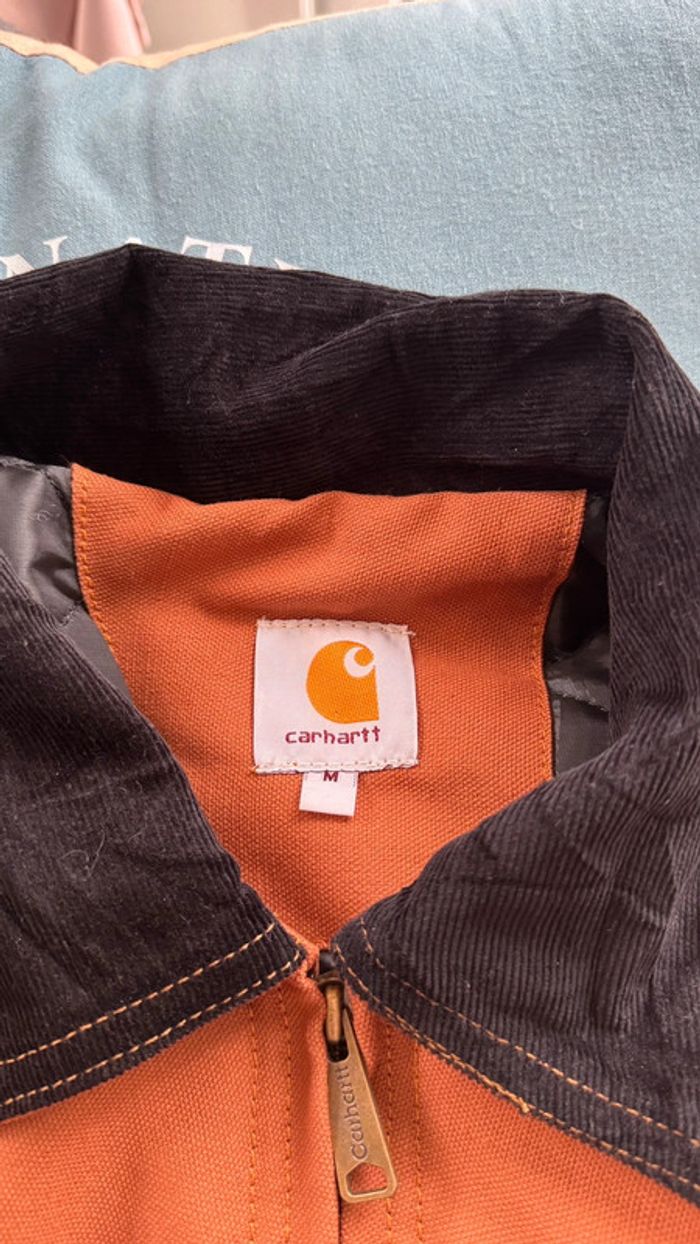 Veste Carhartt Rework marron taille M - photo numéro 2