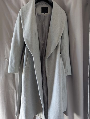 Manteau long gris