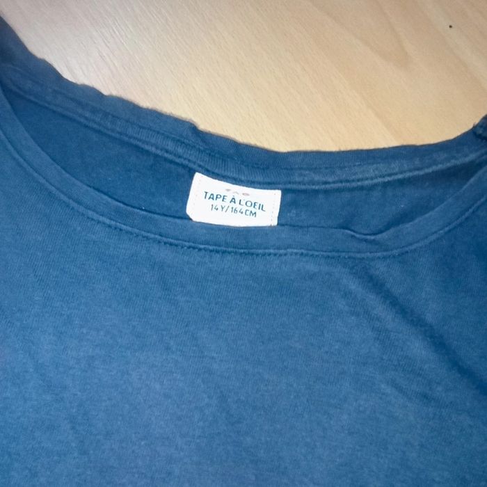 Beau t-shirt ML 14 ans 🌹 Tape à l'oeil 🌹 très bon état - photo numéro 3