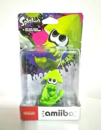 Figurine Amiibo Splatoon Calamar Inkling (squid vert)