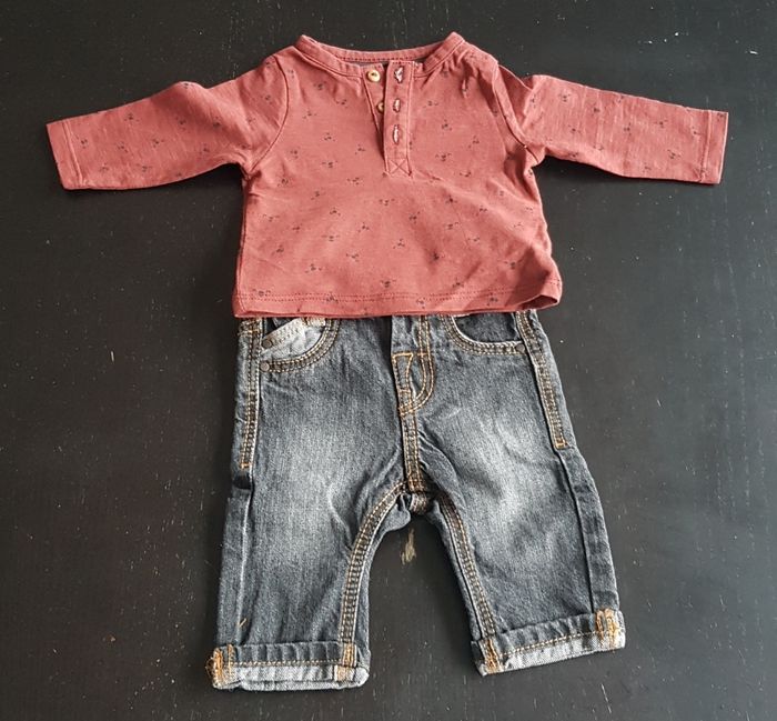 Ensemble garçon taille 1 mois