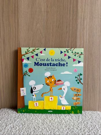 Livre c’est de la triche moustache