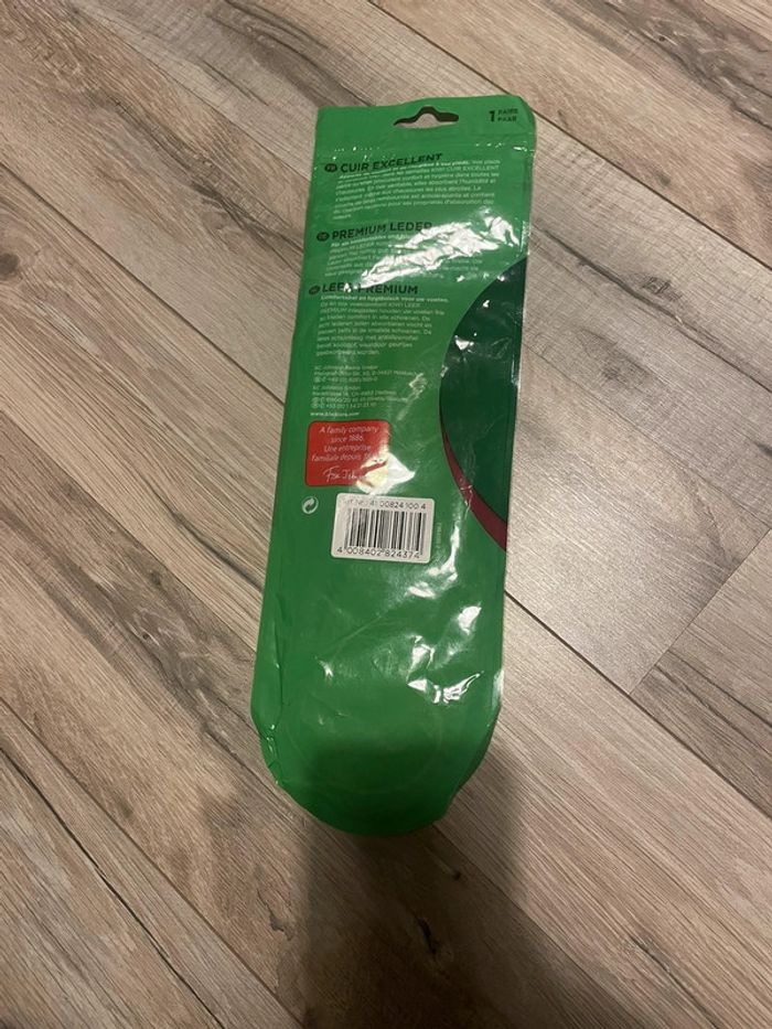 Semelles cuir confort kiwi 36/37, neuves - photo numéro 3