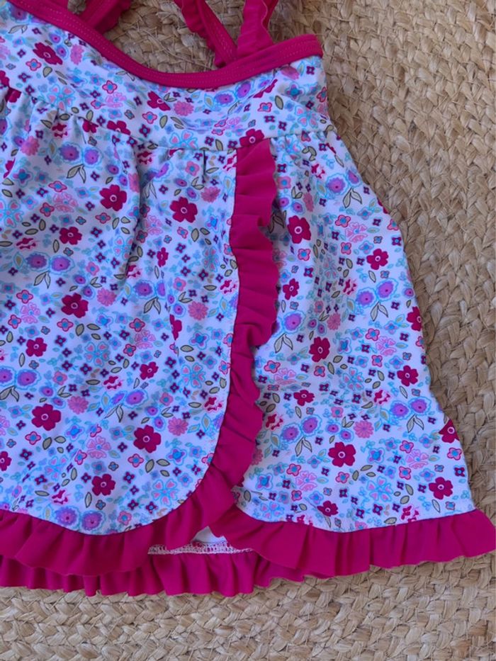 Fille 👧🏻 Maillot de bain robe rose - Taille 12/18 mois - photo numéro 2