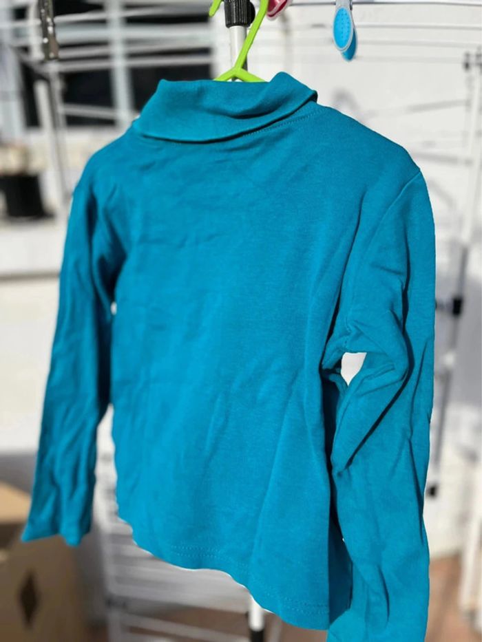 T shirt manche longue orchestra col roulé - photo numéro 2