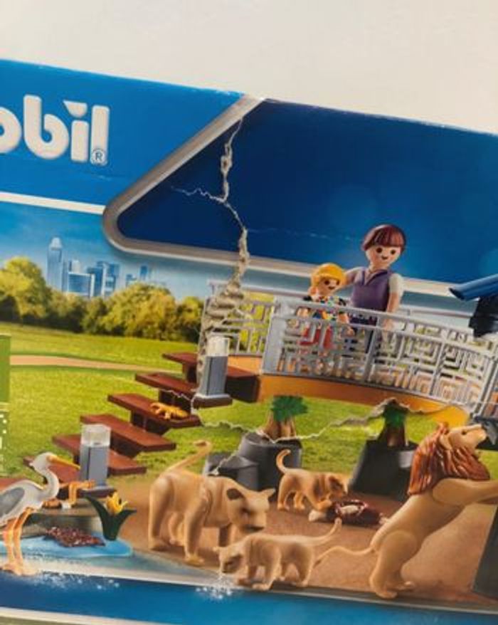 Playmobil Le parc animalier 70343 Famille de lions avec végétation. Neuf. Scellé. - photo numéro 3