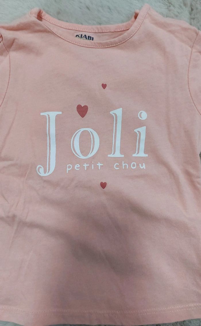 T-shirt Kiabi 24 mois - photo numéro 2