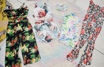 Lot 6 ans été tropical short combi pantalon