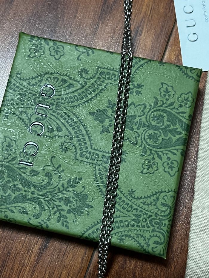 Collier Gucci en argent sterling (🔑) - photo numéro 3