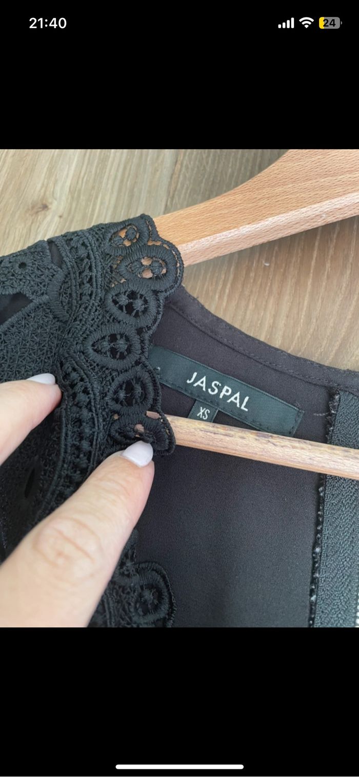 Robe jaspal noire dentelle xs - photo numéro 3