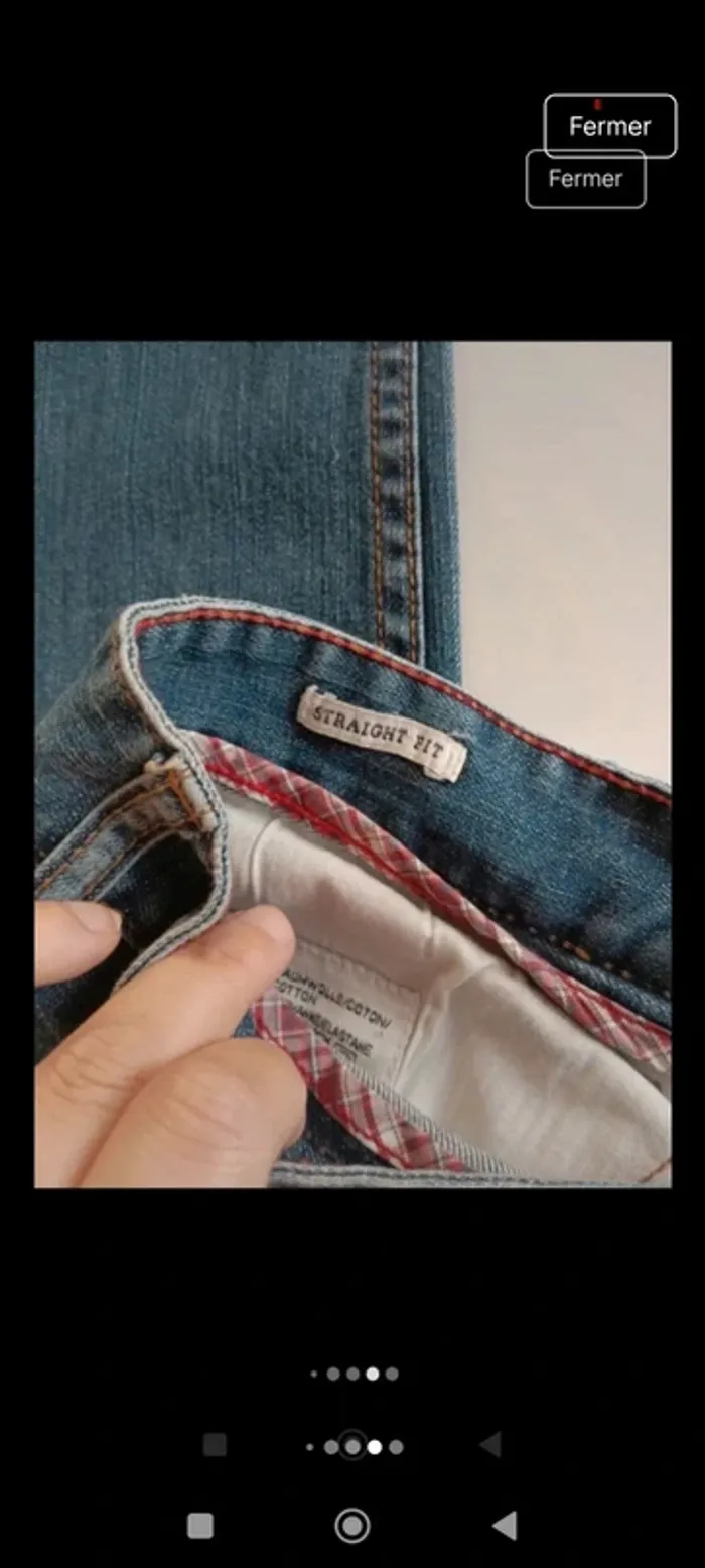 Pantalon jeans homme McGregor taille 42 coupe droite - photo numéro 10