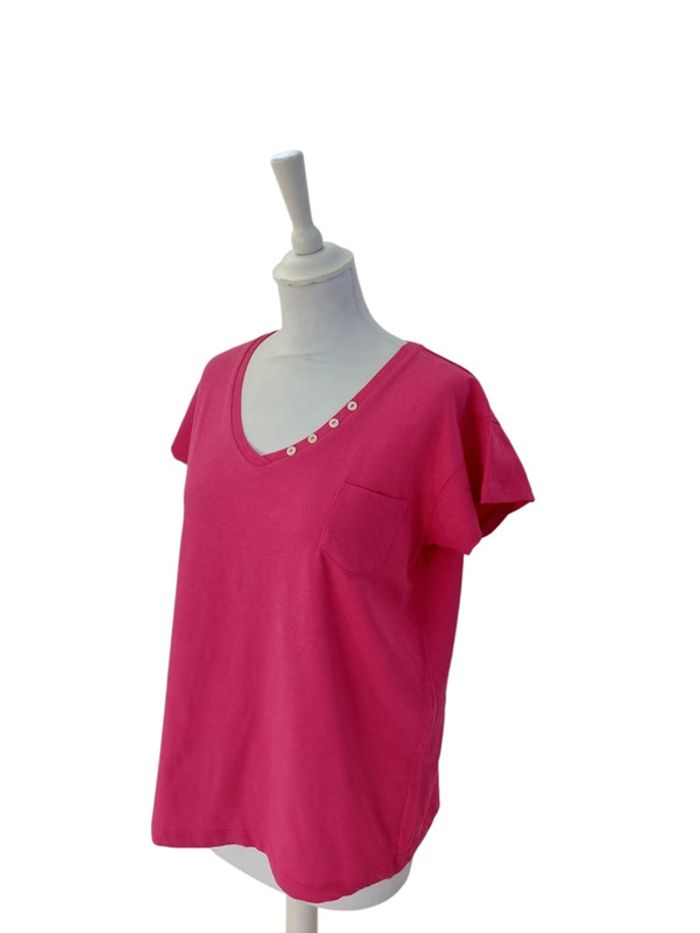 T-shirt manches courtes rose fushia Complices femme M - photo numéro 2