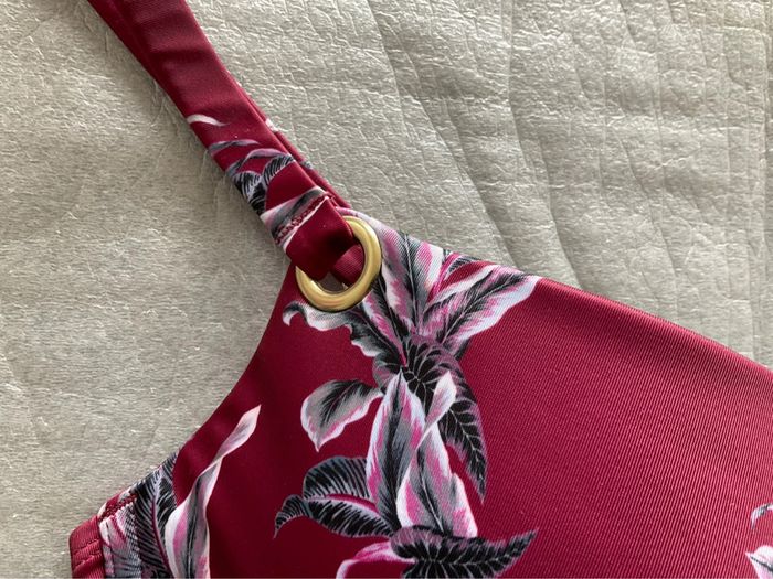 Haut maillot bordeaux Hunkemöller neuf - photo numéro 5