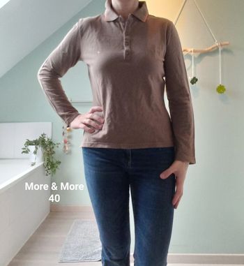 Polo à longue manches More & More taille 40