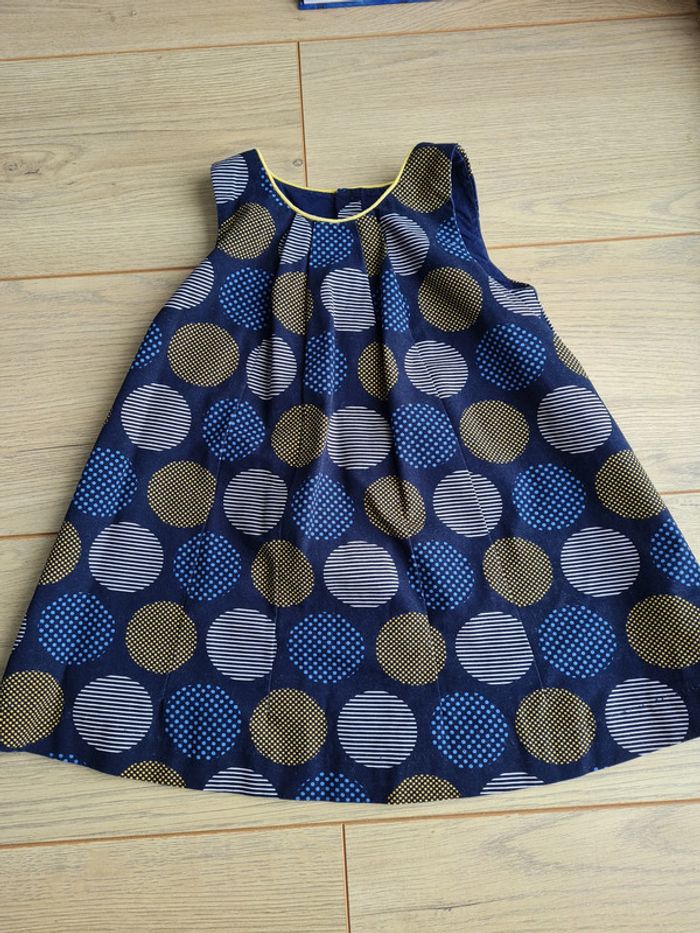 Robe bleu marine Obaibi 18 mois