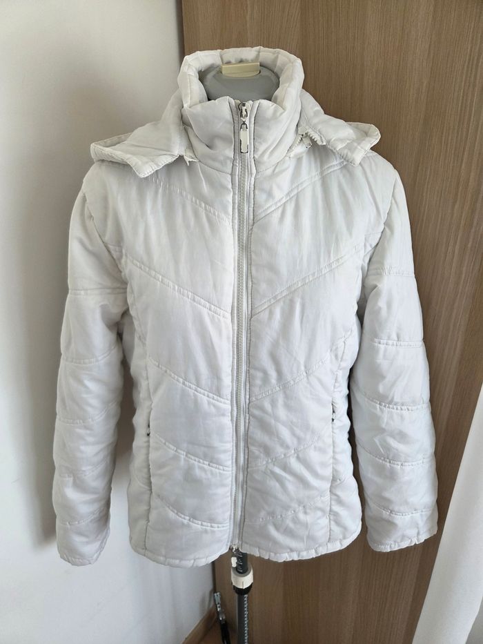 Manteau doudoune blanc - taille 40 environ - Frlendli