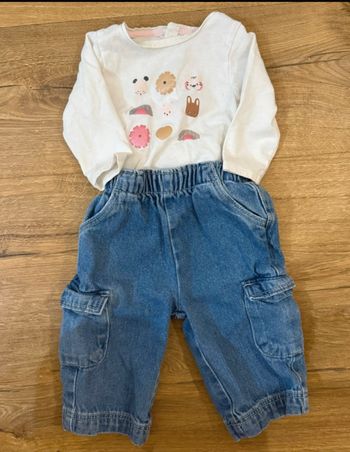 Jean cargo et t-shirt