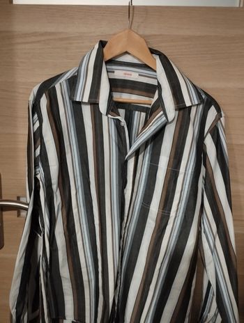 Chemise homme à rayures