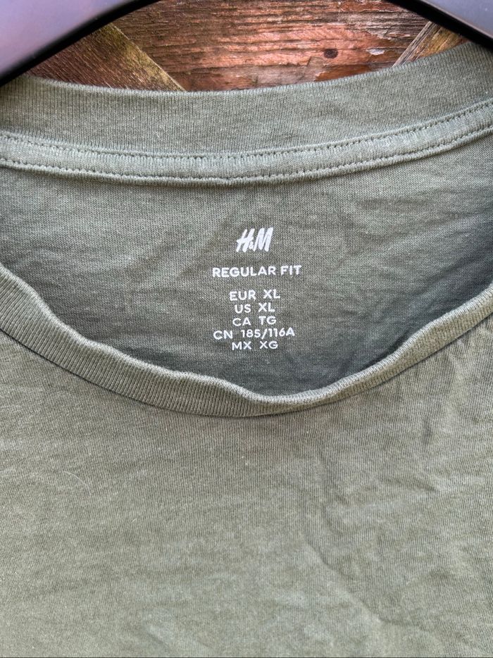 T-shirt regular fit kaki - photo numéro 2