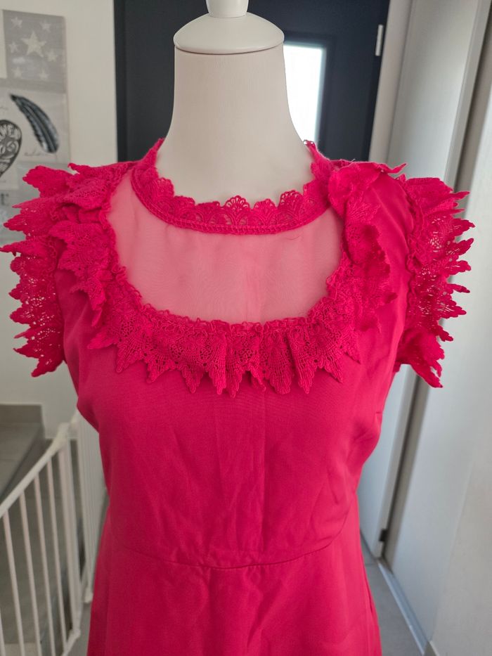 Robe femme rose fuschia taille L - photo numéro 2