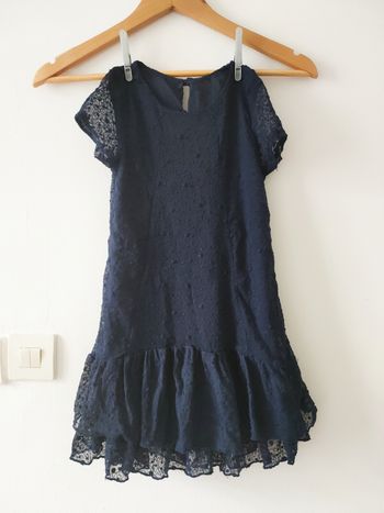 Robe bleu marine 8 ans