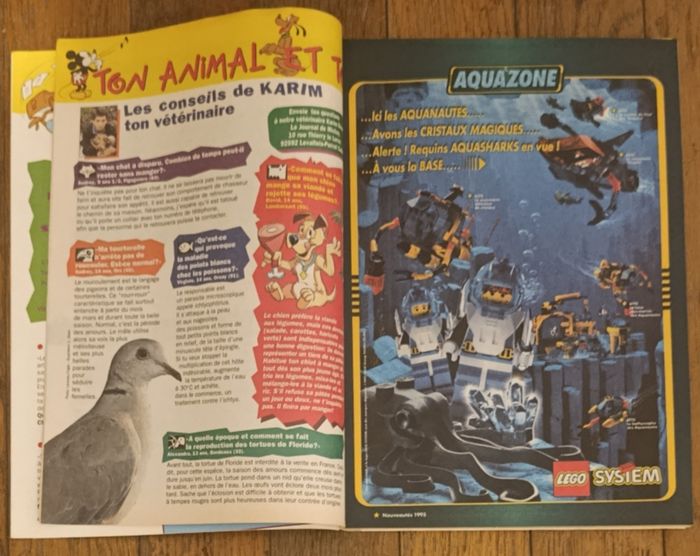 Ancien journal de Mickey avec 8 vignettes les 101 dalmatiens N°2234 de 1995 vintage - photo numéro 7