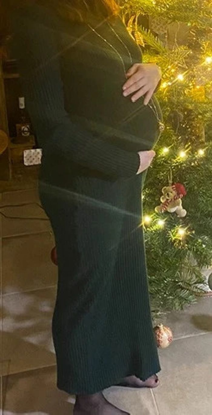 Robe grossesse maille côtelée - H&M - photo numéro 6