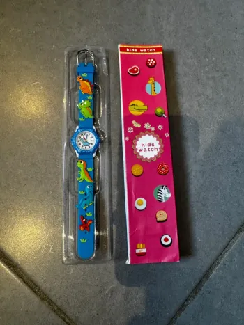 Montre enfants à aiguille avec molette tournante - Kids Watch 3D - Dinosaure / Dino