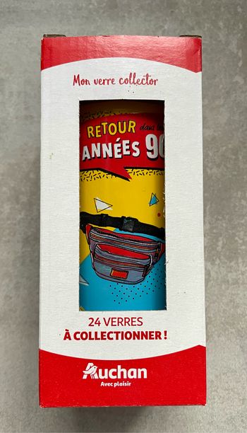 Verre collector Auchan