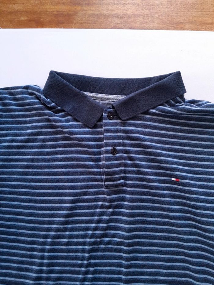 Très beau polo rayé tommy hilfiger custom fit Taille XL - photo numéro 11