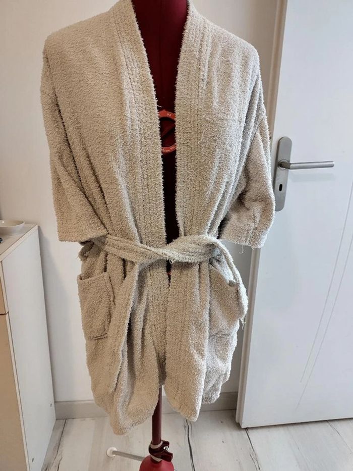Peignoir blanc enfant 6 à 8 ans