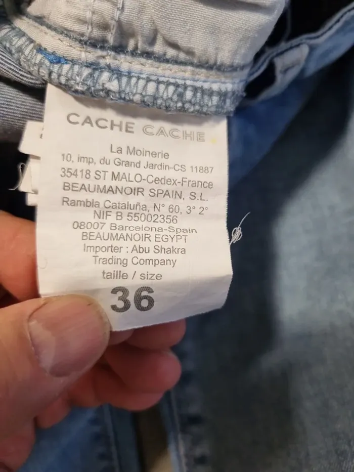 Jean Cache cache Taille S - photo numéro 7