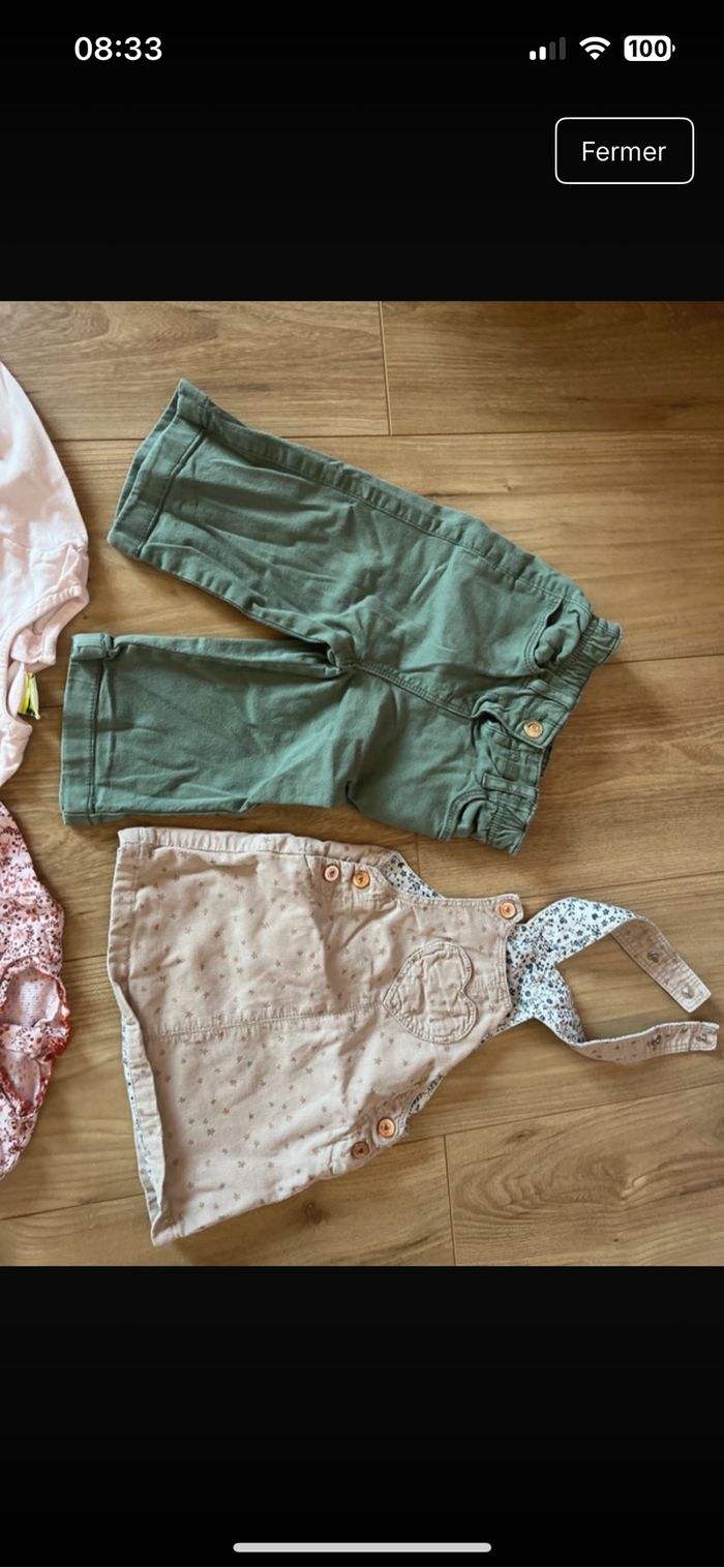 Lot vêtements bébé fille 9 mois - photo numéro 5