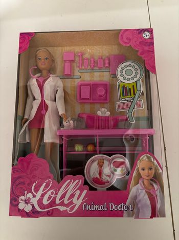 Poupée clinique vétérinaire et accessoires